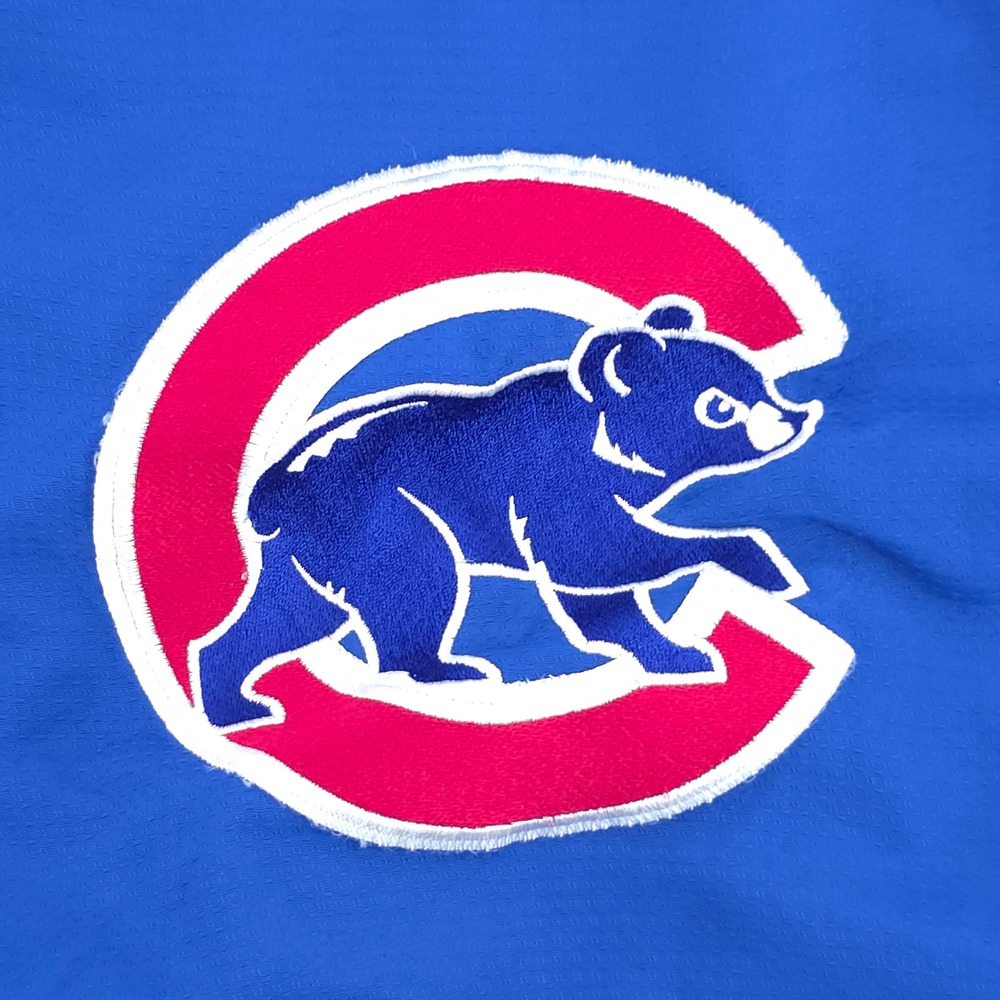 VTG Majestic Chicago Cubs MLB Authentic Collection Dugout Pullover Jacket XXL‎ - Picture 7 of 12